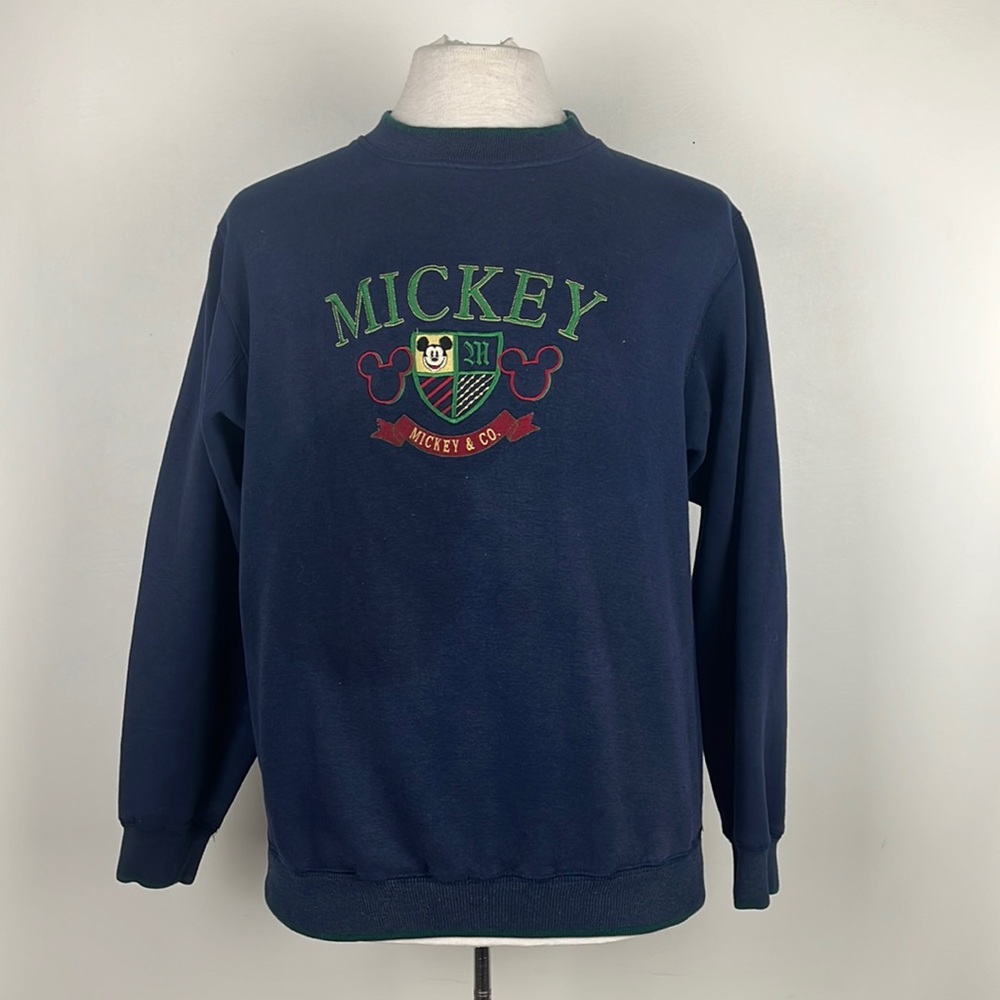 Mickey & Co. by Disney, Unisex navy crew neck, size large